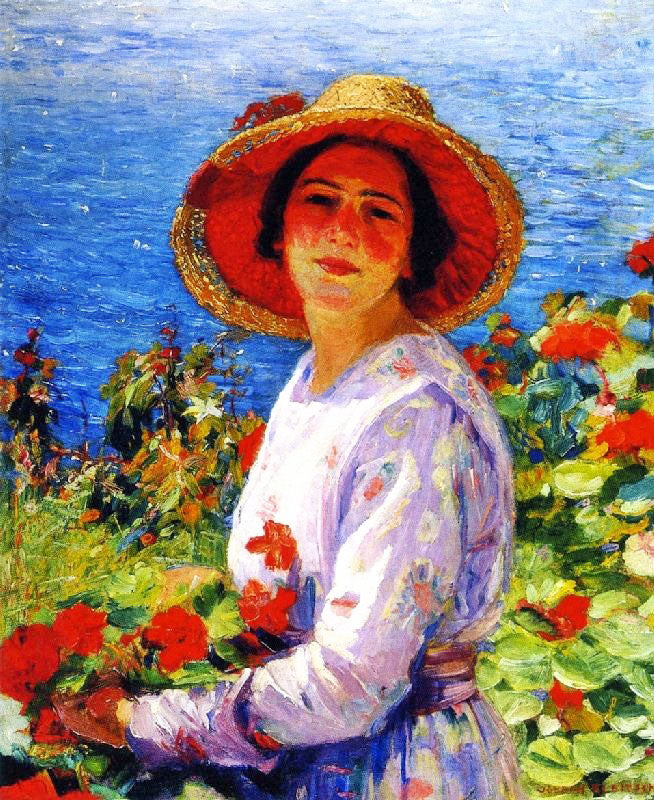 Portrait Of The Artist’S Wife by Joseph Kleitsch