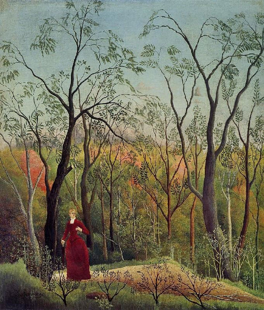 Forest Promenade by Henri Rousseau