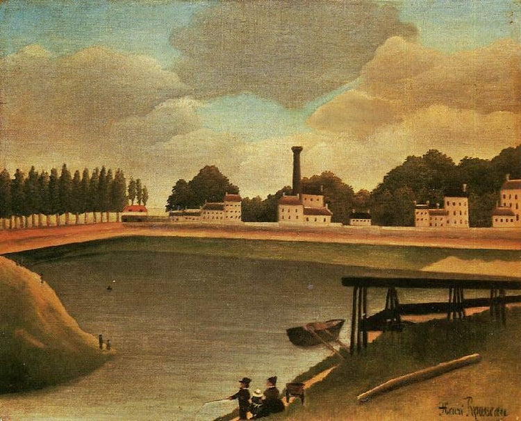 Family Fishing by Henri Rousseau