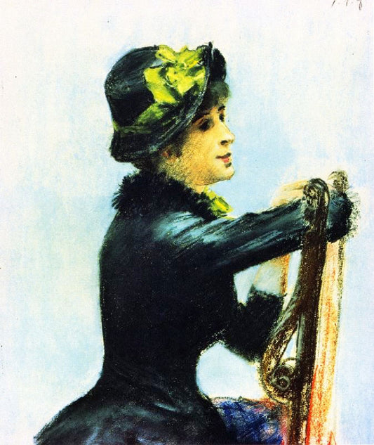 Young Woman With A Hat by Jean-Louis Forain