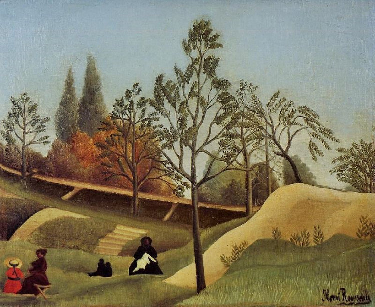 View Of The Fortifications by Henri Rousseau