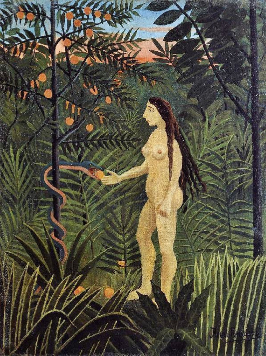 Eve And The Serpent by Henri Rousseau