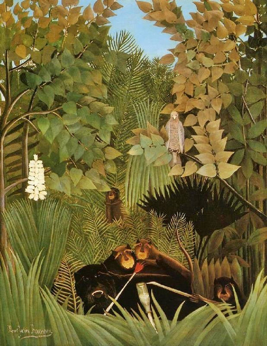 The Merry Jesters by Henri Rousseau