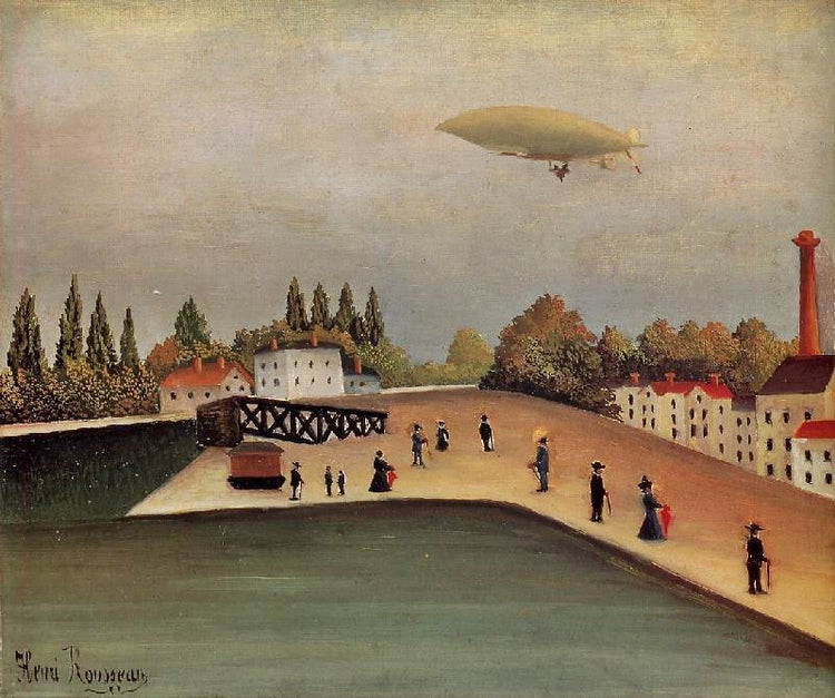 View Of The Quai D’Ovry by Henri Rousseau