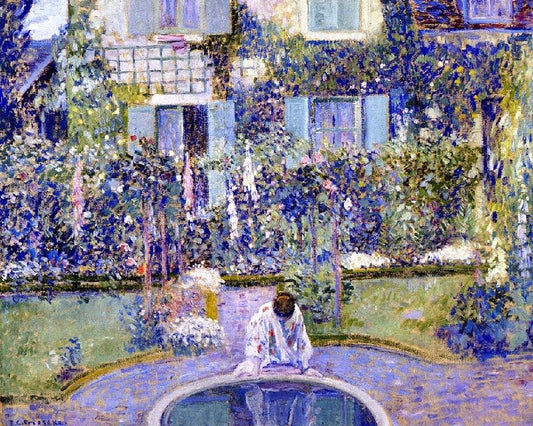 Garden Mirror by Frederick Carl Frieseke