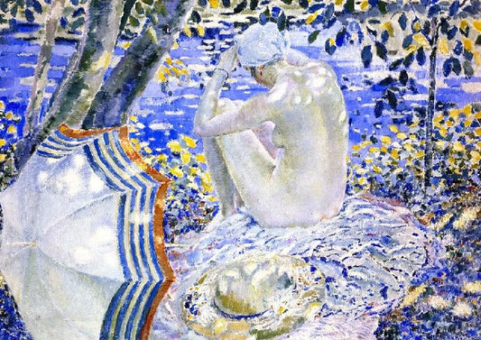 On The Bank by Frederick Carl Frieseke