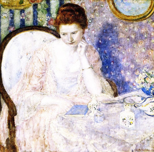 At The Dressing Table by Frederick Carl Frieseke