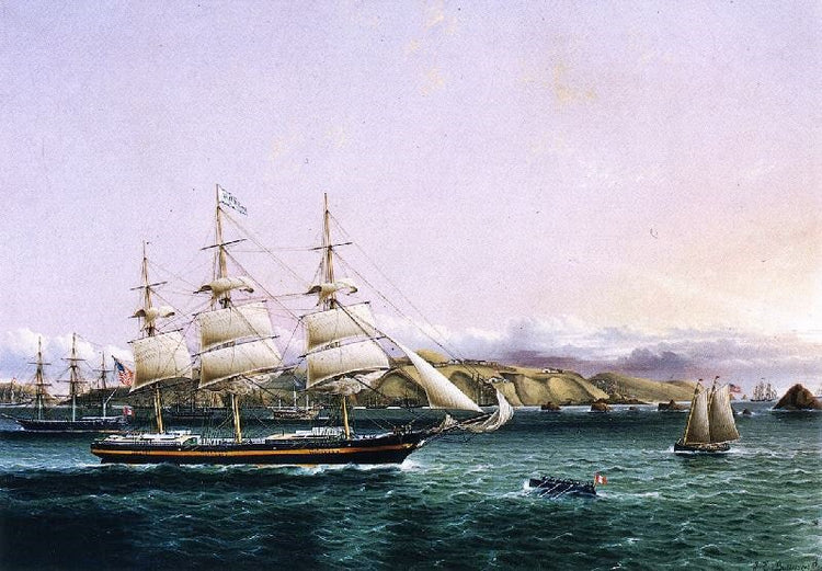 The Edward O’Brien Entering Port by James E. Buttersworth