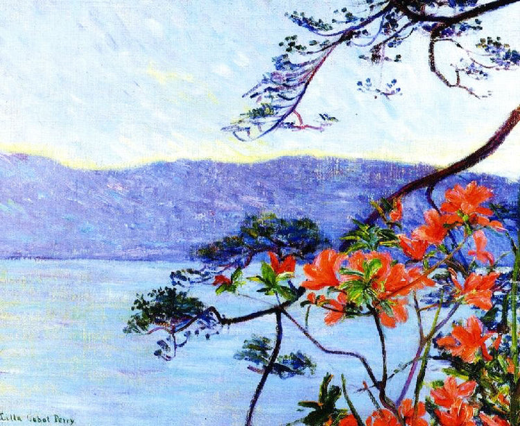 Suruga Bay, Azaleas by Lilla Cabot Perr