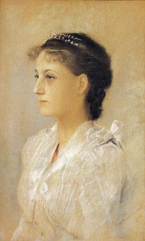 Emilie Floge, Aged 17 by Gustav Klimt
