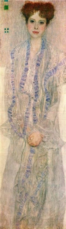 Portrait Of Gertha Felssovanyi by Gustav Klimt