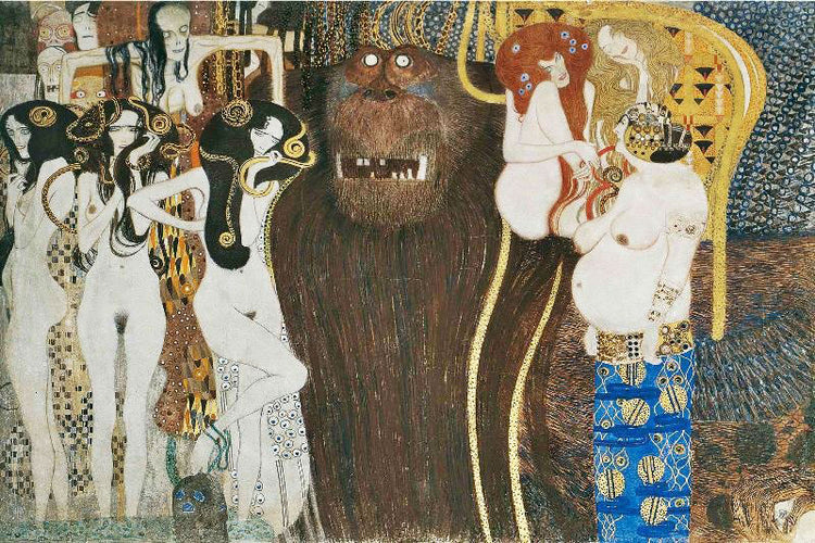 Beethoven Frieze by Gustav Klimt