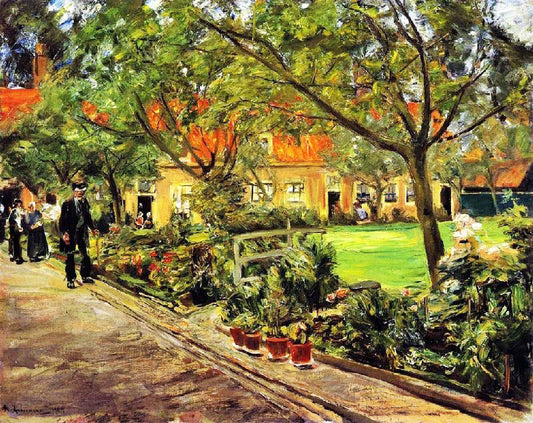 Hospital Garden In Edam by Max Liebermann