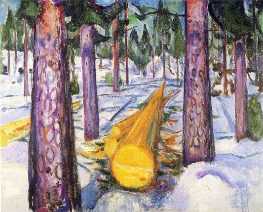 The Yellow Log by Edvard Munch
