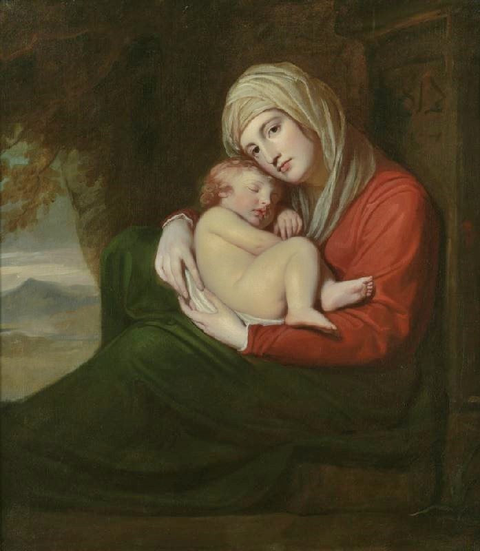 A Mother And Child by George Romne