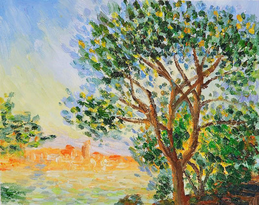 View Of Antibes by Claude Oscar Monet
