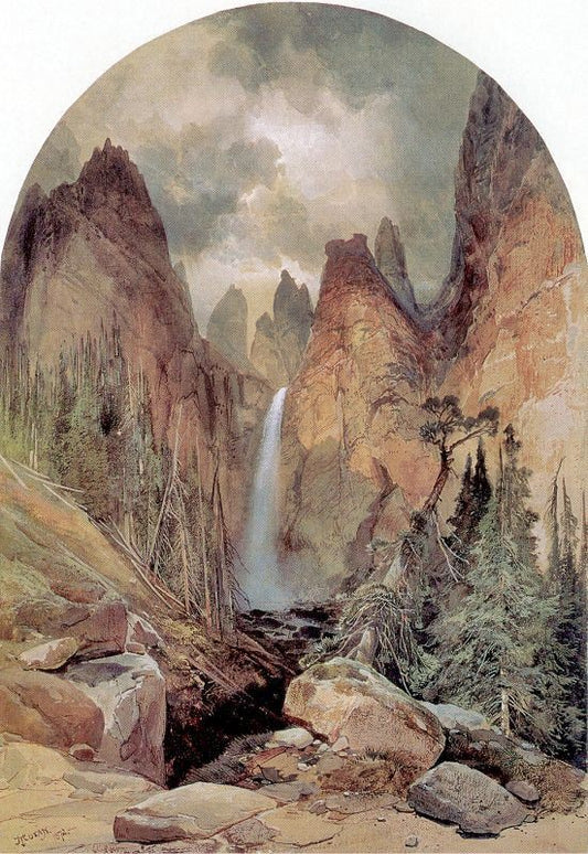 Tower Falls by Thomas Moran