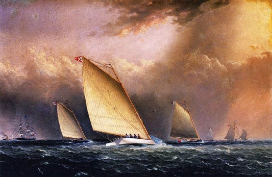 Catboats Racing by James E. Buttersworth