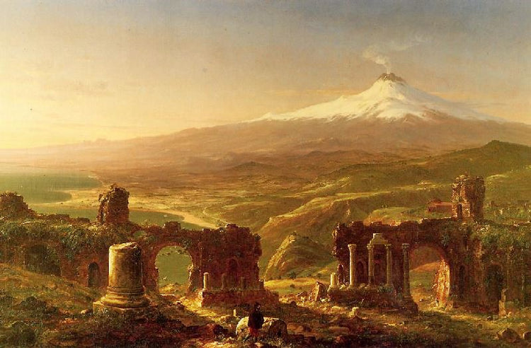 Mount Etna From Taormina by Thomas Cole