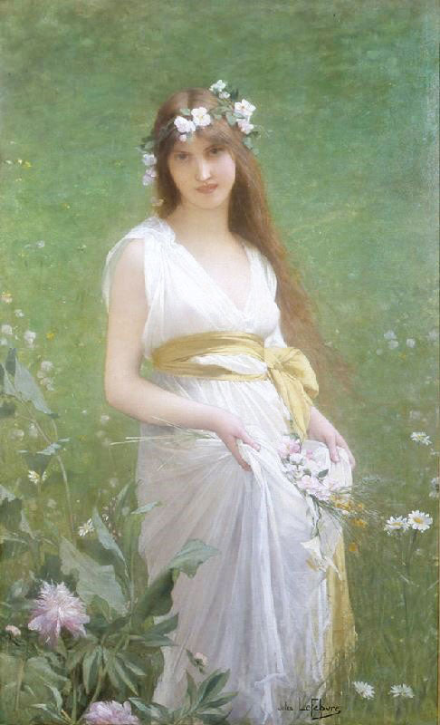Springtime by Jules Joseph Lefebvre