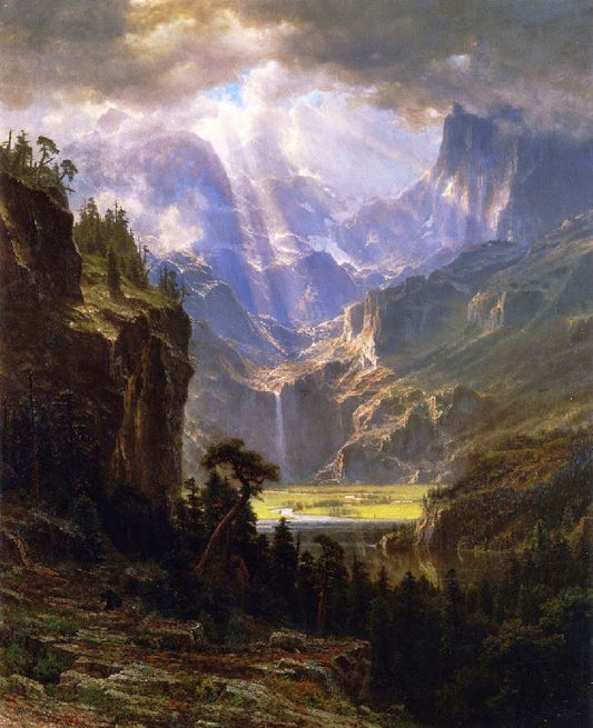 Rock Mountains by Albert Bierstadt