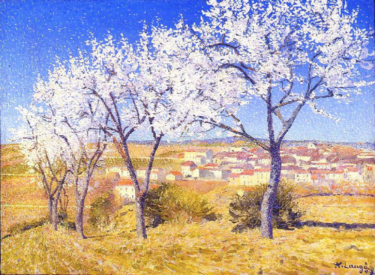 Flowering Almond Trees, Cailhau by Achille Laugé