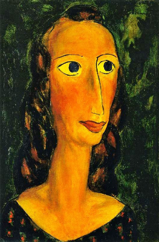 Head Of A Girl by Alfred Henry Maurer