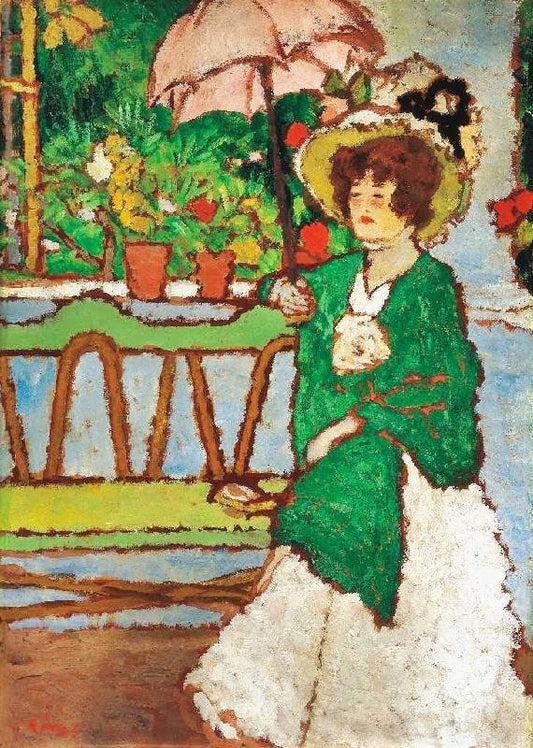 Woman With Dumpy by József Rippl-Rónai