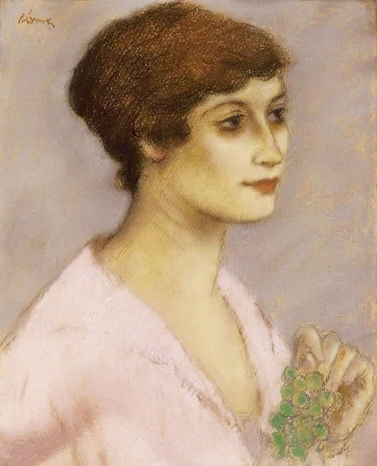 Woman With Grapes by József Rippl-Rónai