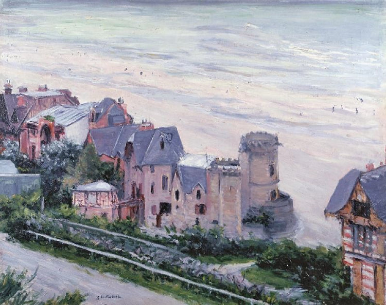 Villas At Trouville by Gustave Caillebotte