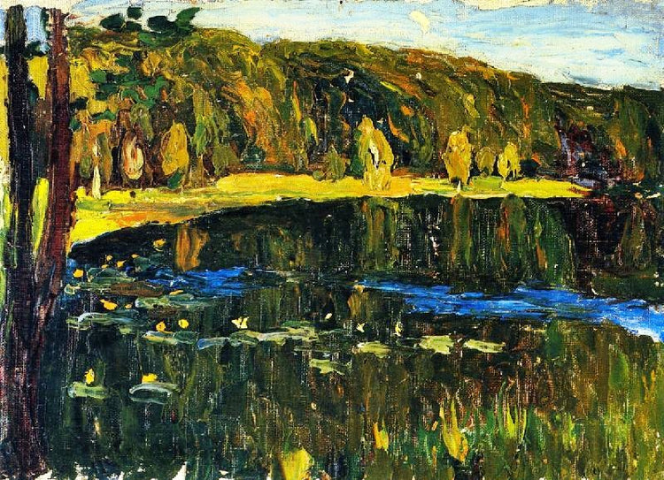 Achtyrka, Dunkler Lake by Wassily Kandinsk