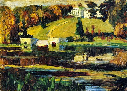 Sketch For Akhtyrka, Autumn by Wassily Kandinsk