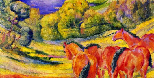Large Landscape I by Franz Marc