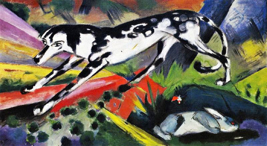 The Fear Of The Hare by Franz Marc