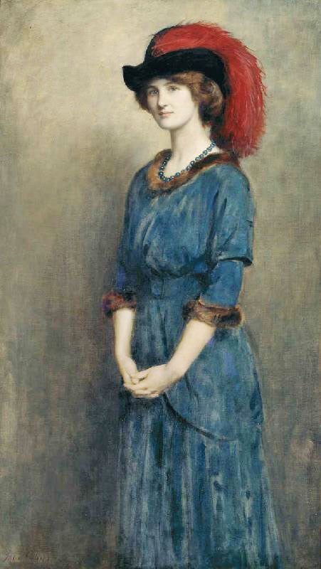 Angela Mcinnes by John Maler Collier