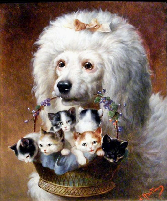 The Poodle’S Friends by Carl Reichert