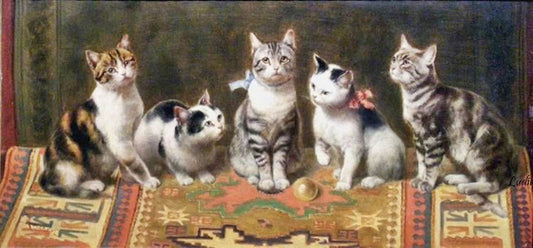 Cat Family by Carl Reichert