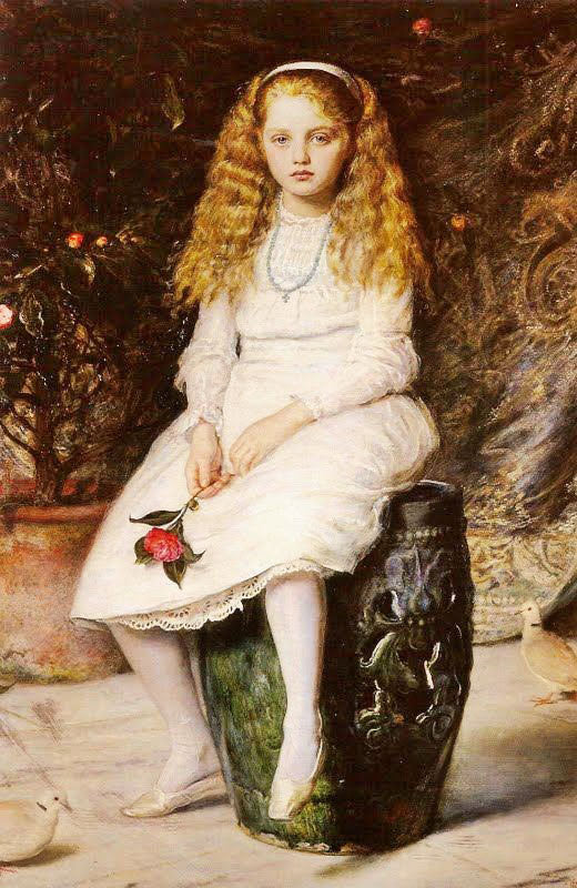 Nina Lehmann by John Everett Millais