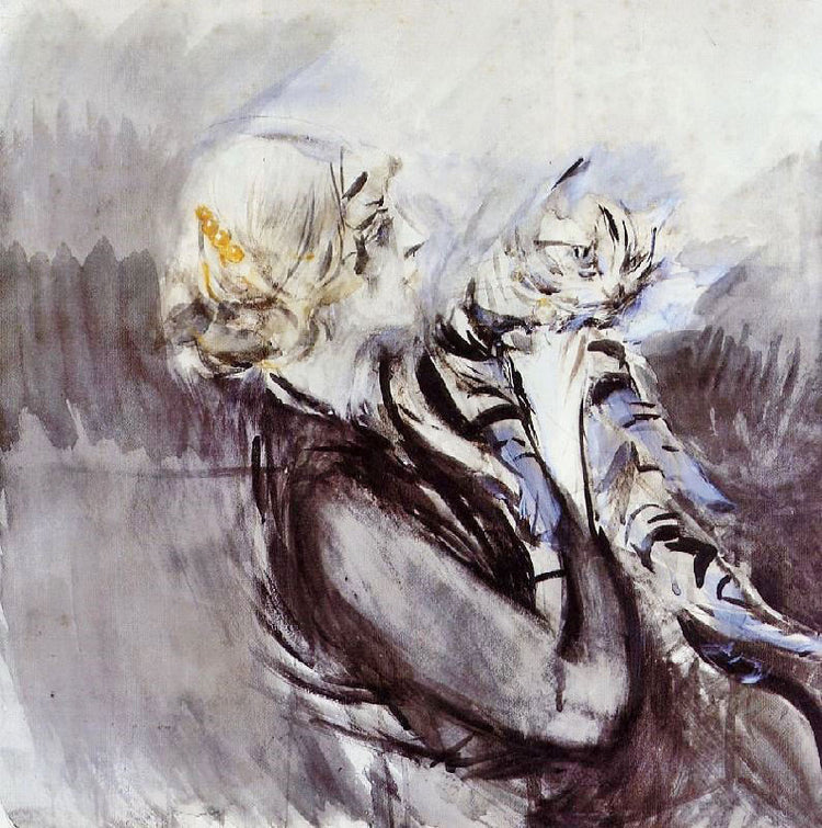A Lady With A Cat by Giovanni Boldini