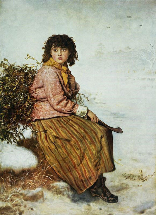 The Mistletoe Gatherer by John Everett Millais