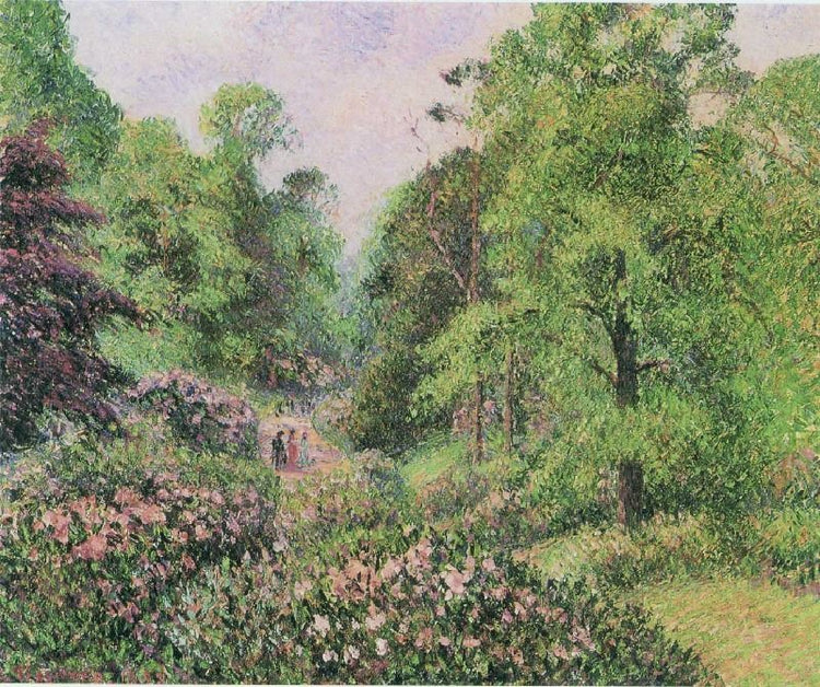 The Rhododendrons At Kew by Camille Pissarro