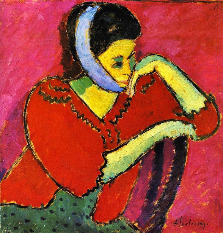 Woman With Head Bandage by Alexei Jawlensk