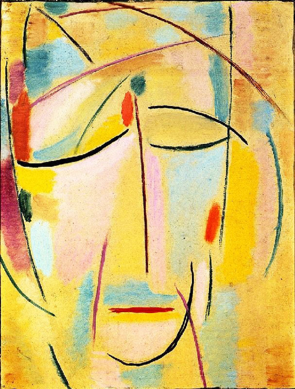 Mystical Head: Light, Enlightenment Of The Saint by Alexei Jawlensk
