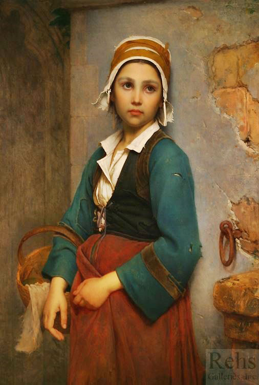 The Lonely Maid by Emile Auguste Hublin