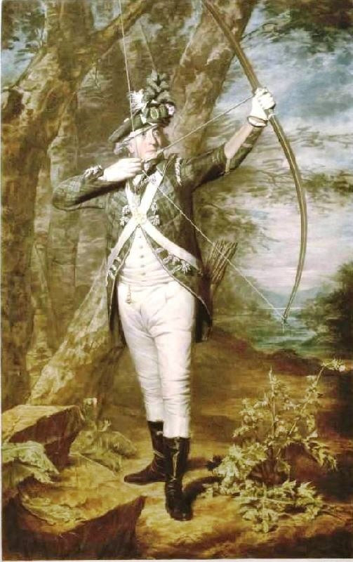 Dr Nathaniel Spens In The Uniform Of The Royal Company Of Archers by Sir Henry Raeburn R.A. P.R.S.A.