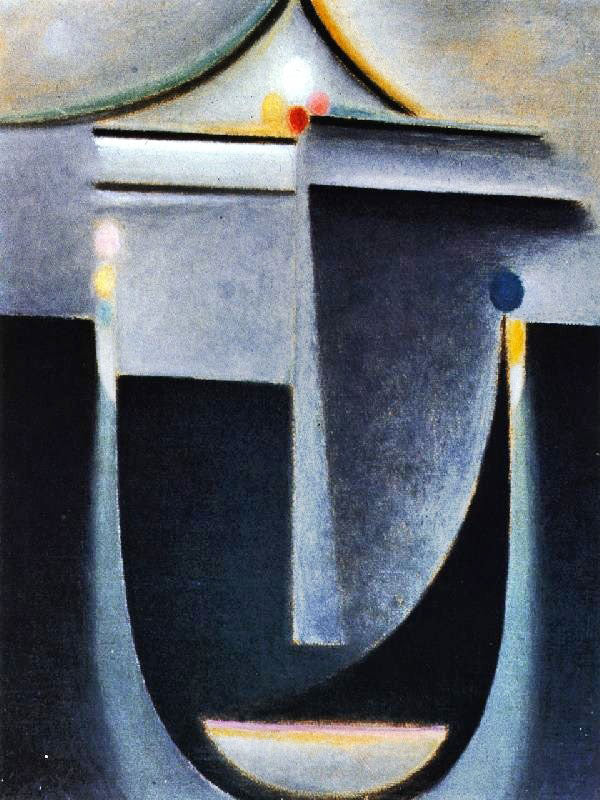 Abstract Head: Inner Vision, Night by Alexei Jawlensk