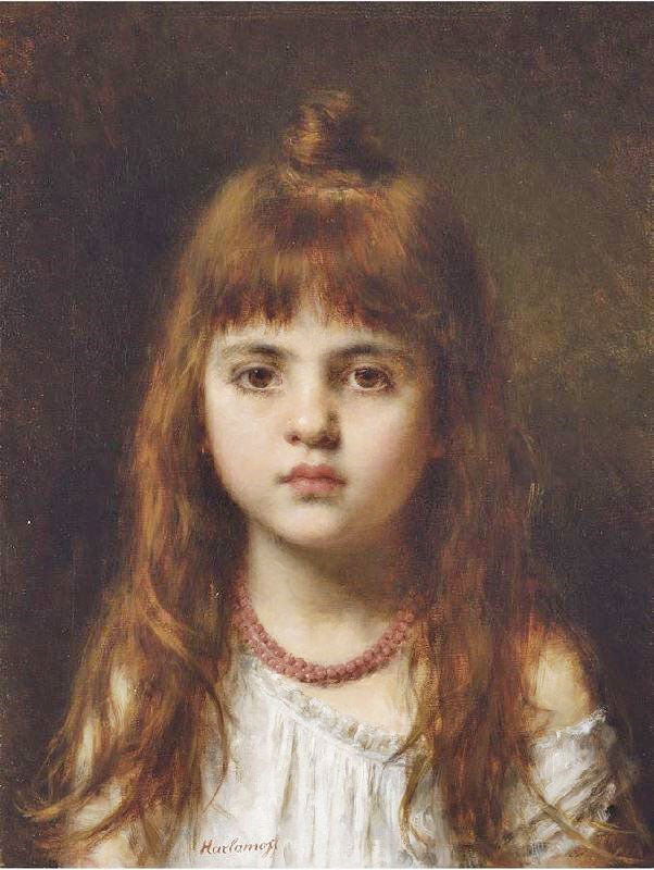 The Red Necklace by Alexei Harlamoff
