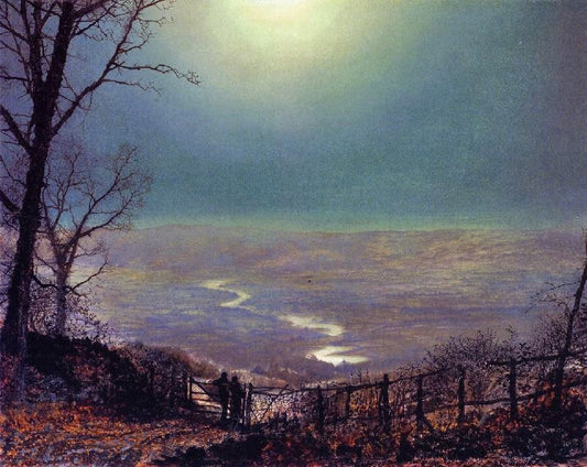Moonlight, Wharfedale by John Atkinson Grimshaw