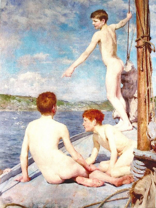 The Bathers by Henry Scott Tuke