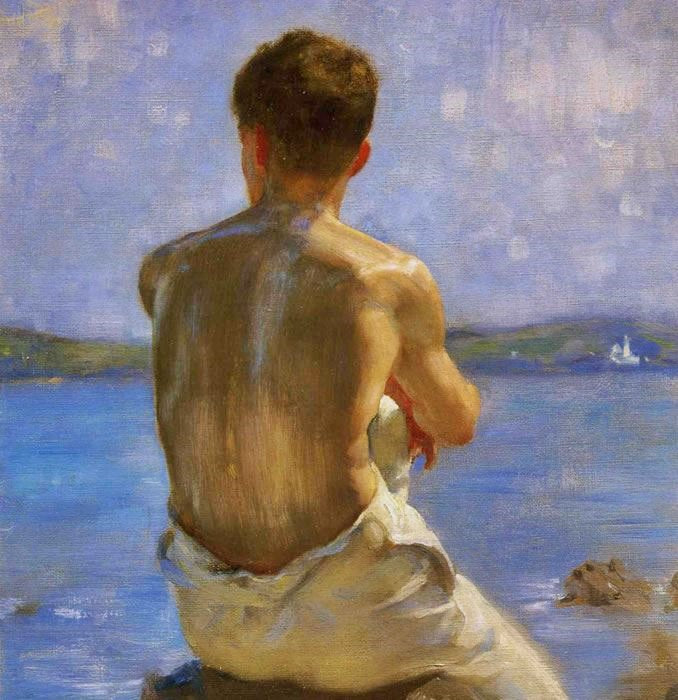 The Lighthouse by Henry Scott Tuke